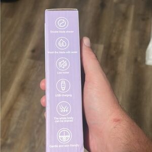 Purple Double Blade Shaver